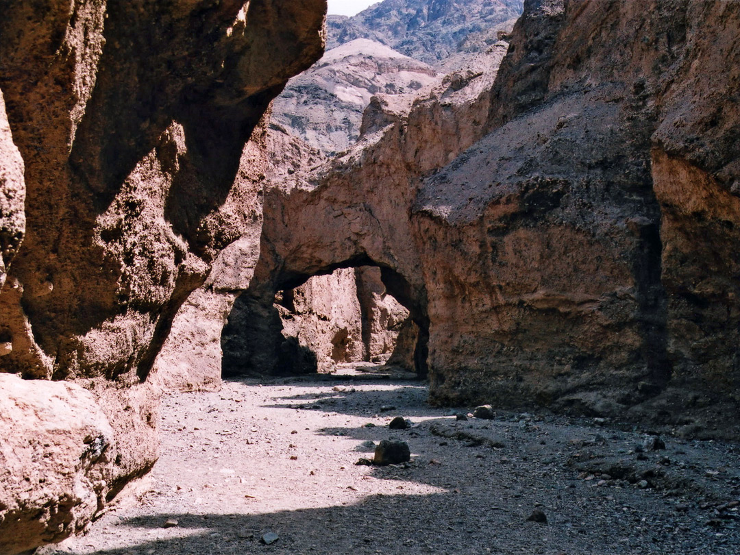 Shadows on the natural bridge