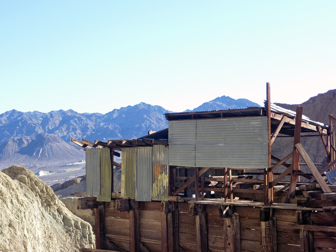 Rear of the ore bin