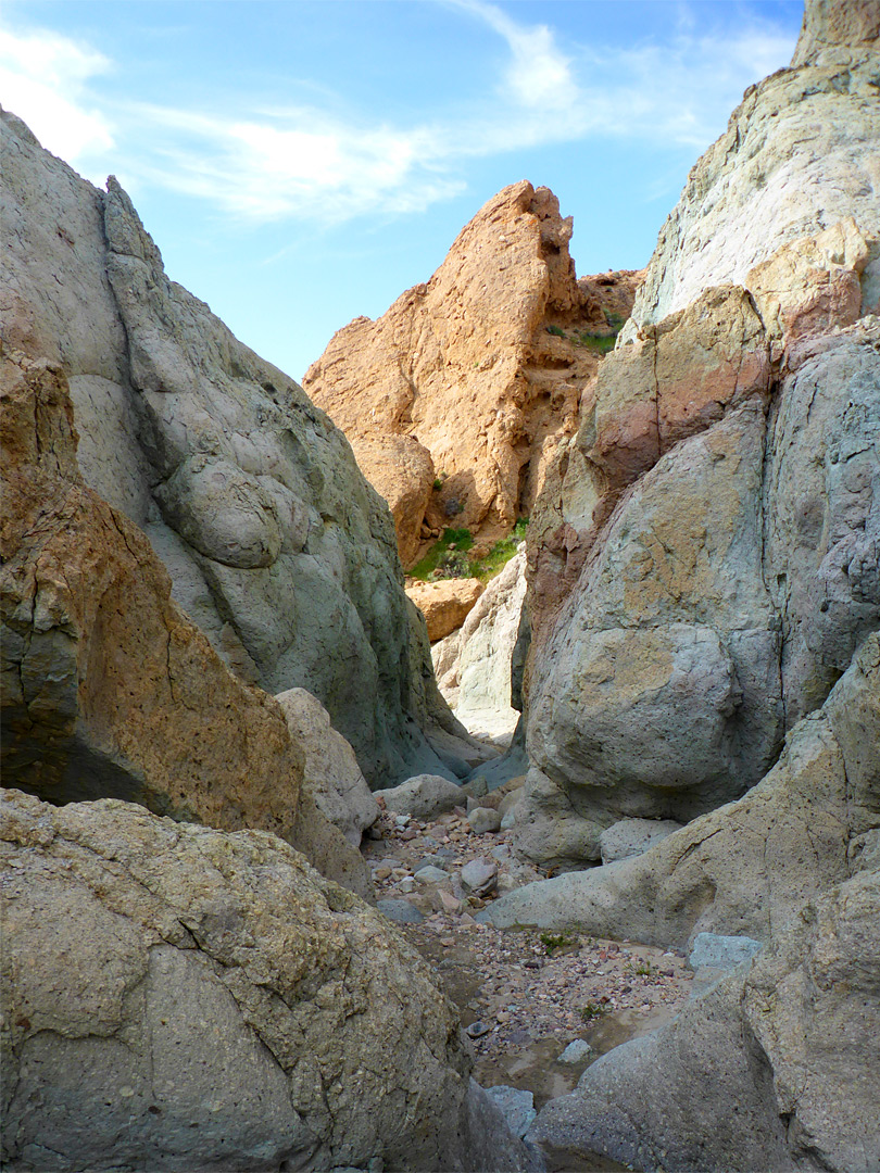 Gray and brown rocks