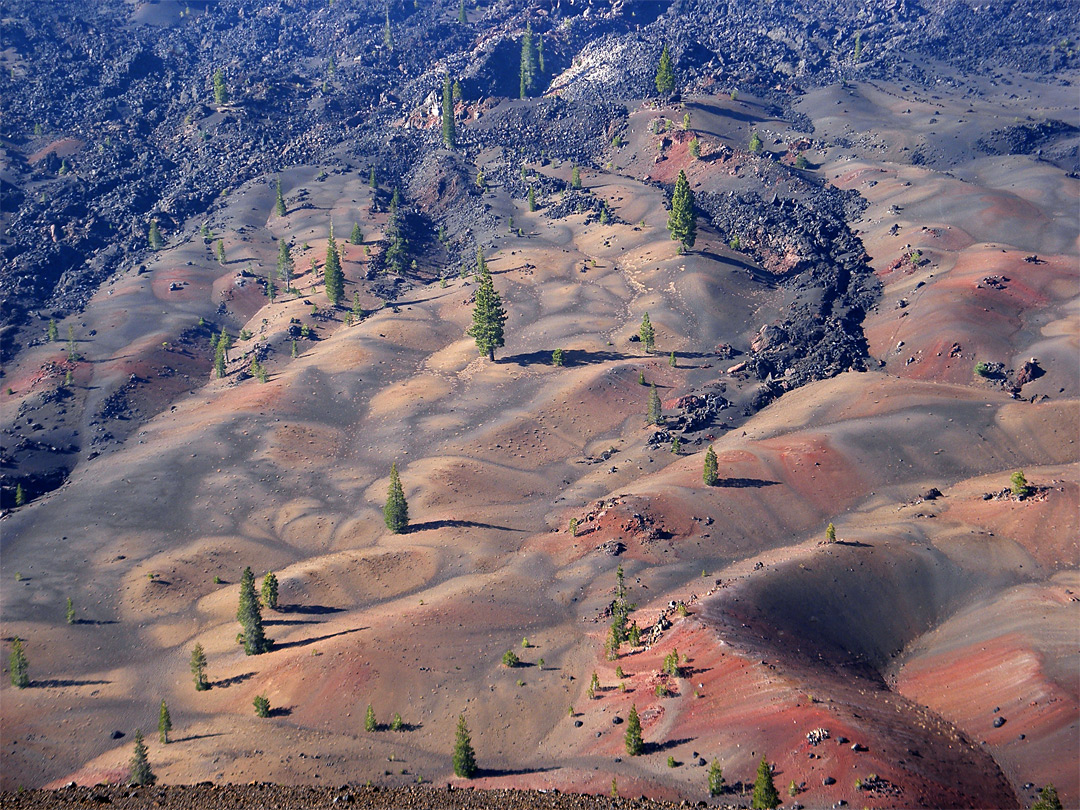 Painted Dunes and lava