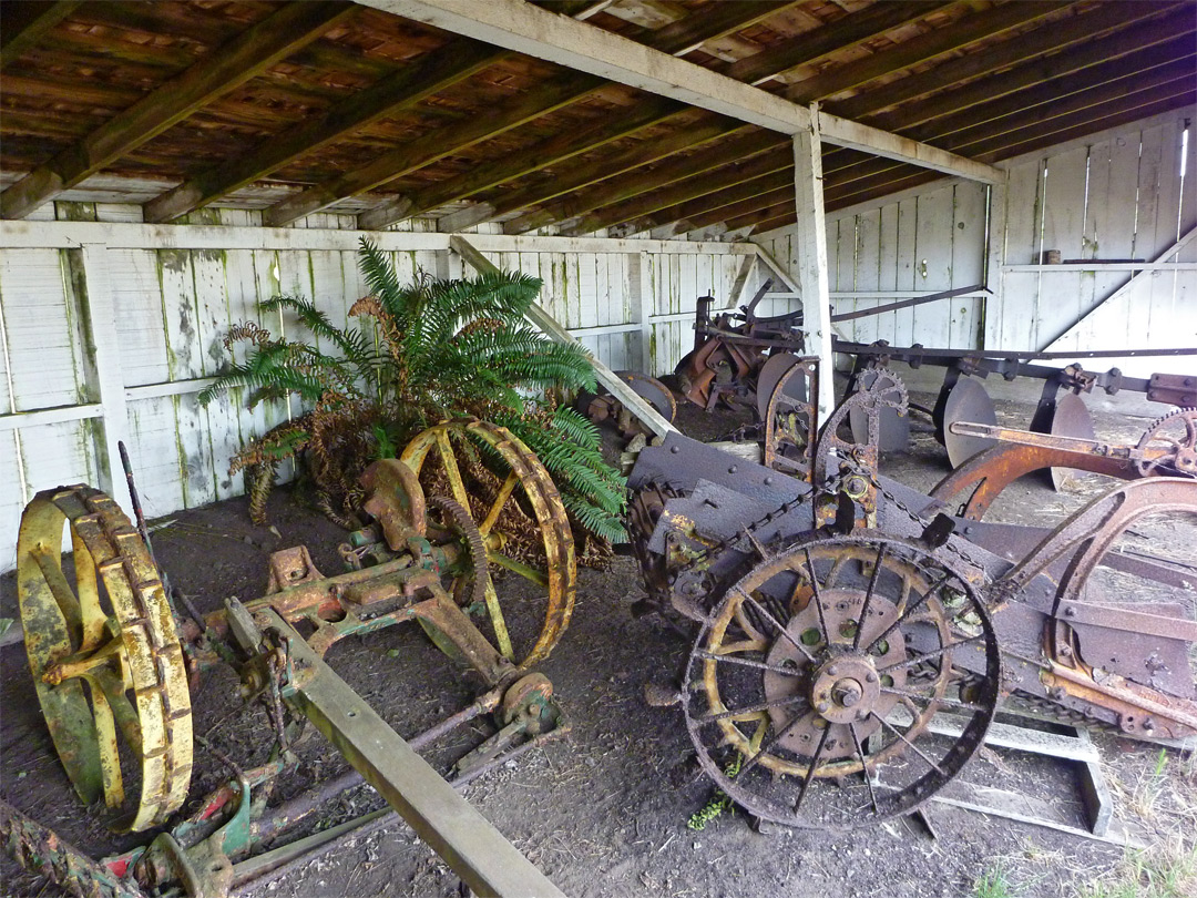 Old farm equipment