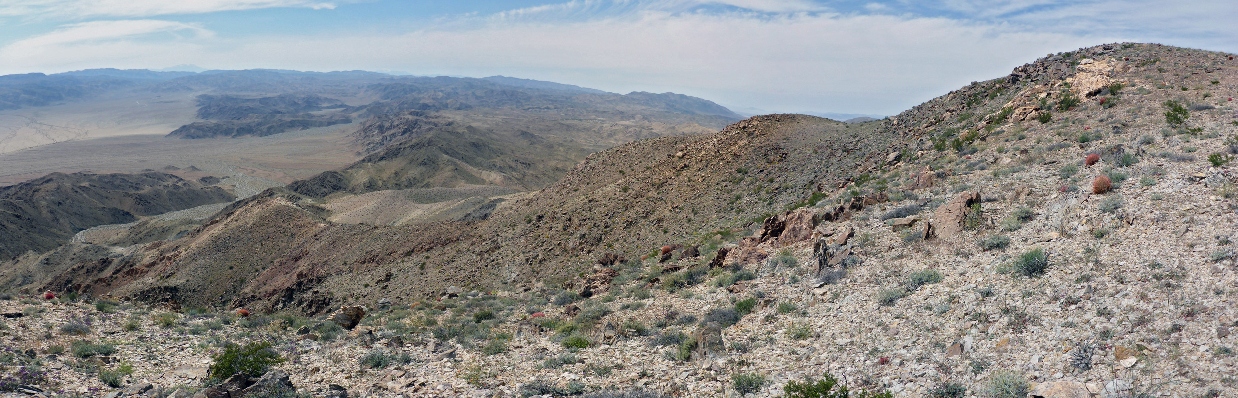 View west from the summit