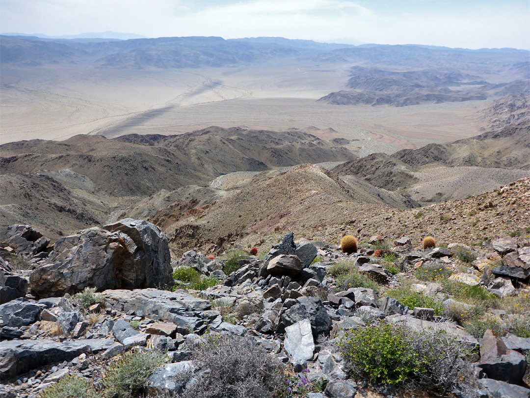 Boulders on the summit