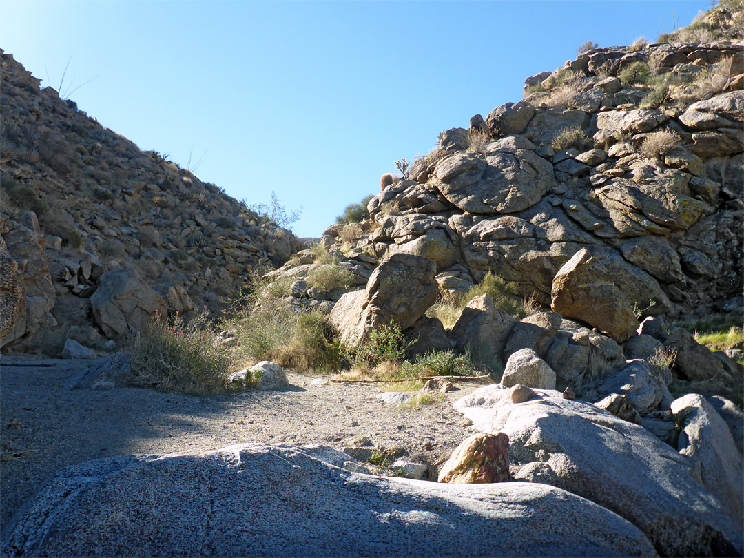 Boulders and shadows