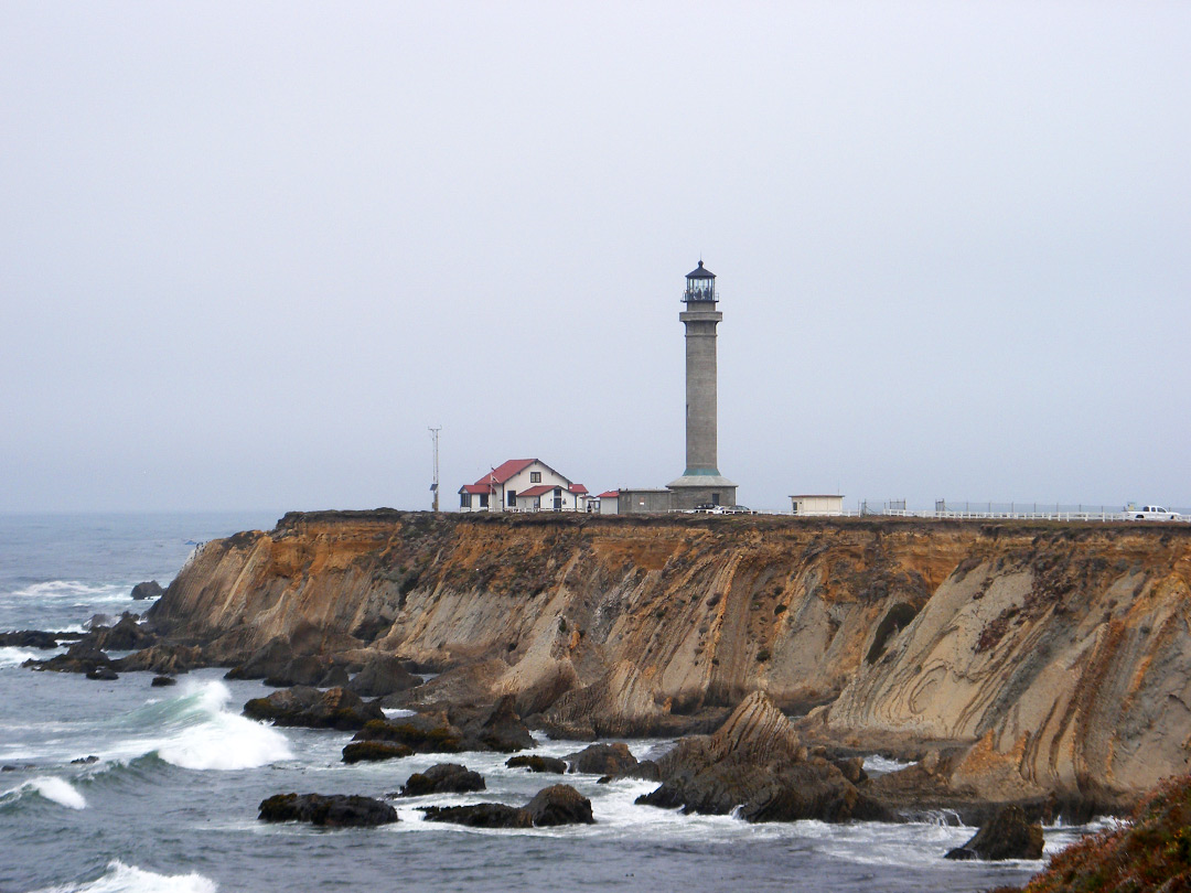 Cliffs beneath the lighthouse