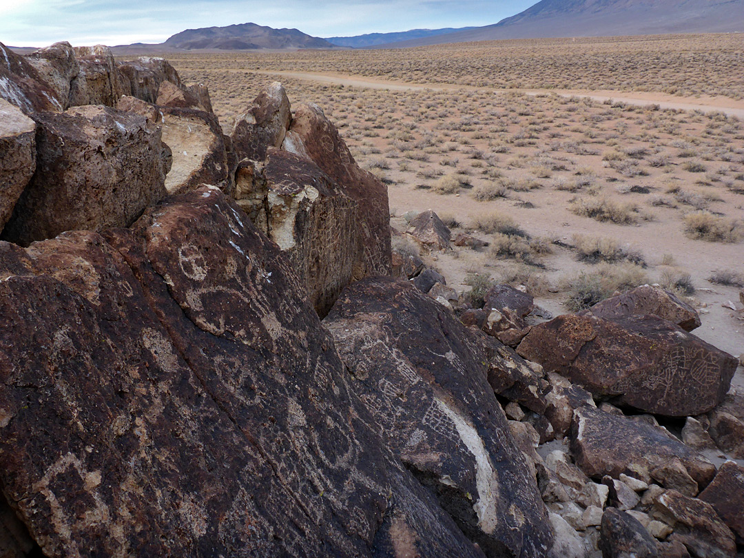 East-facing boulder