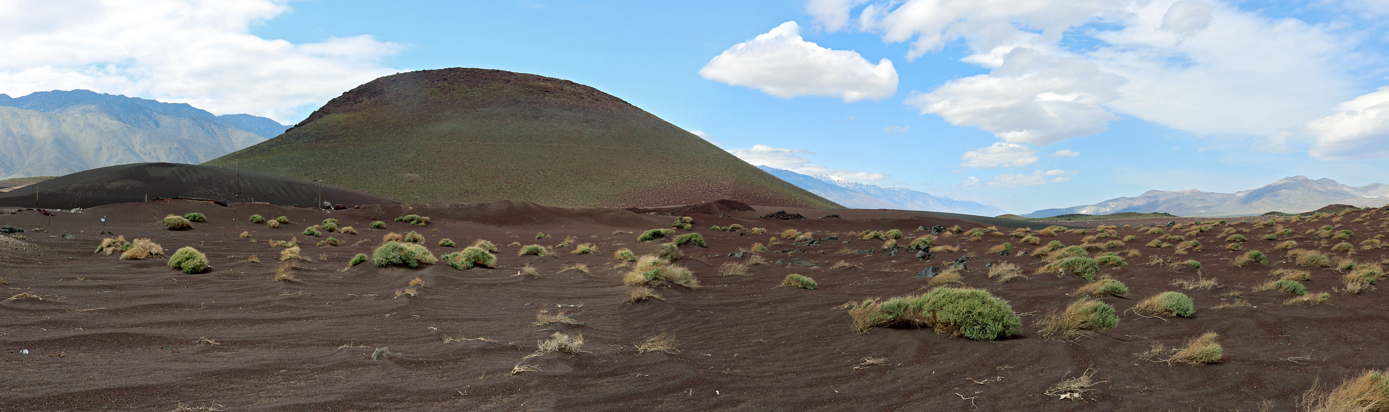 Ash below Red Hill