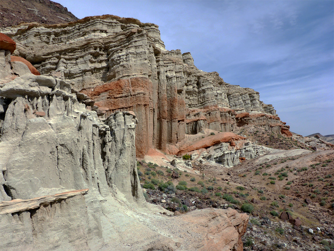 Cliffs beside the highway