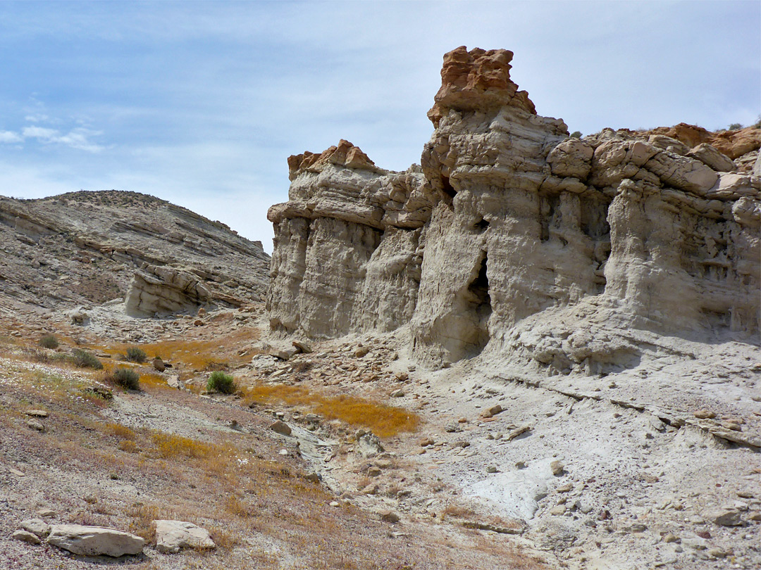 Low cliffs