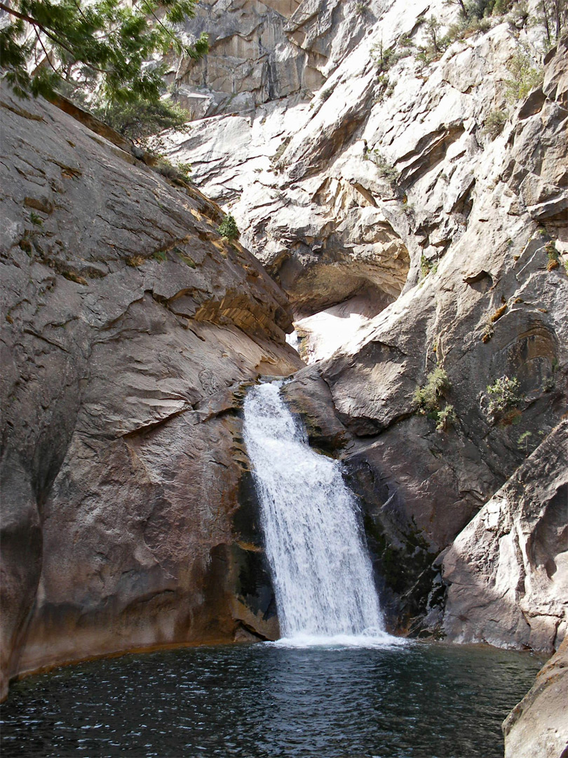 The lower falls