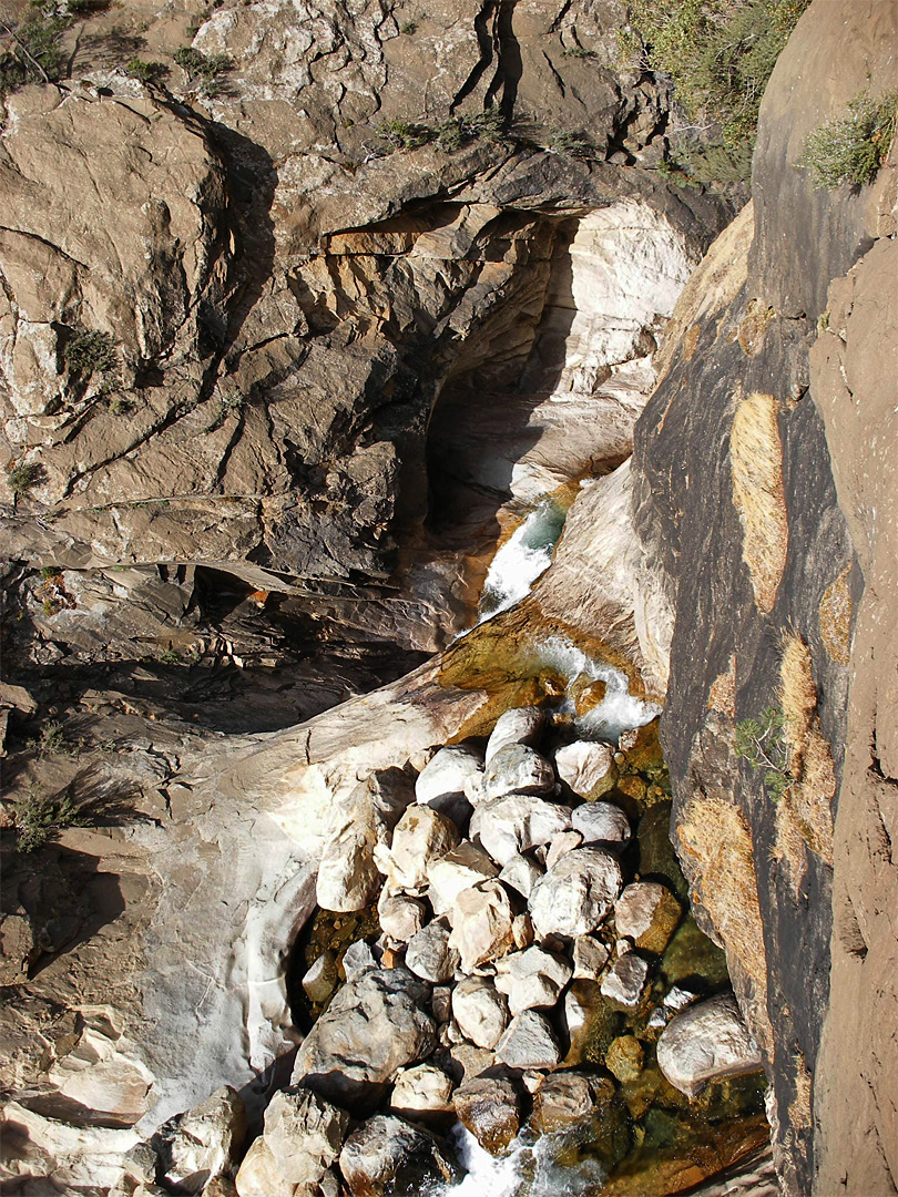 Rocks in the canyon