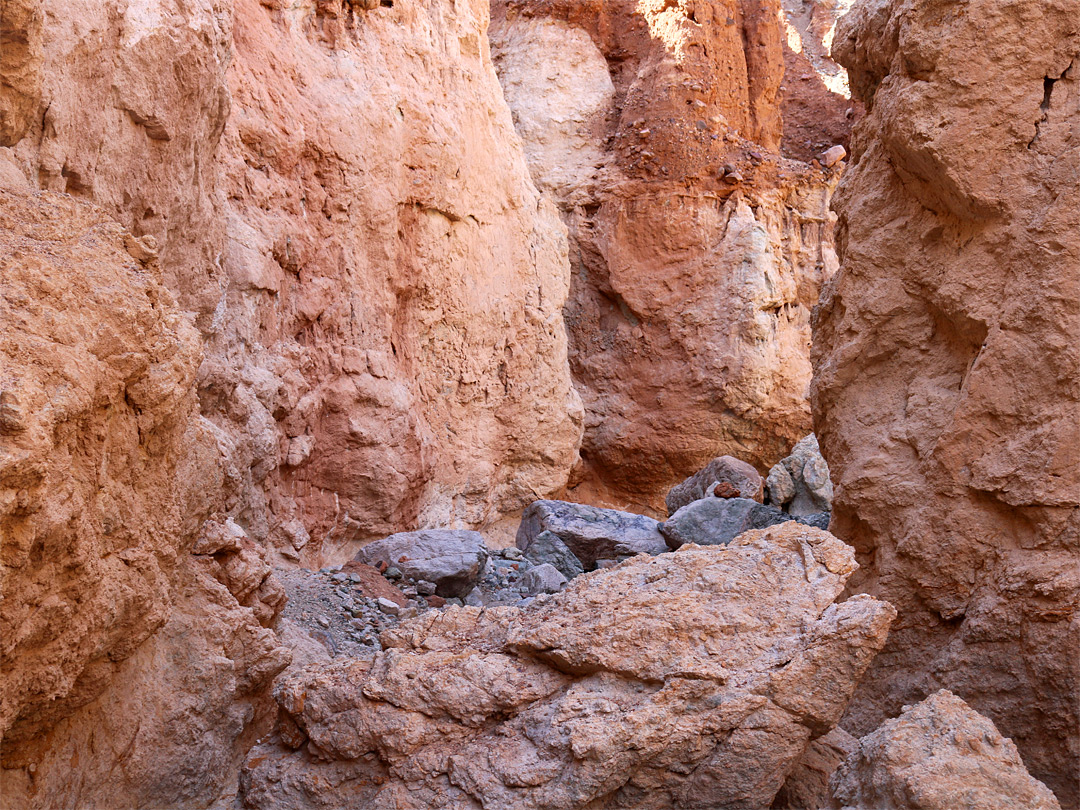 Upper end of the room