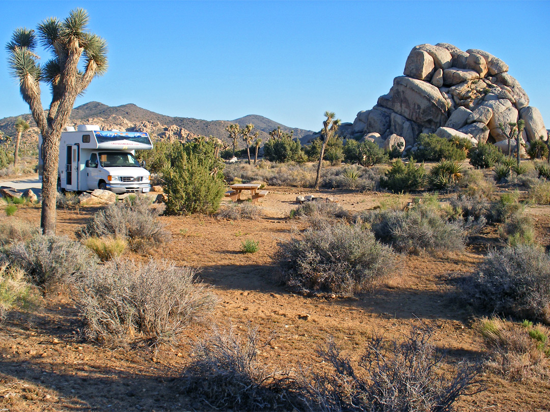 Ryan Mountain campground