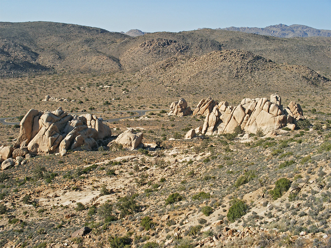 Rocks by the trailhead