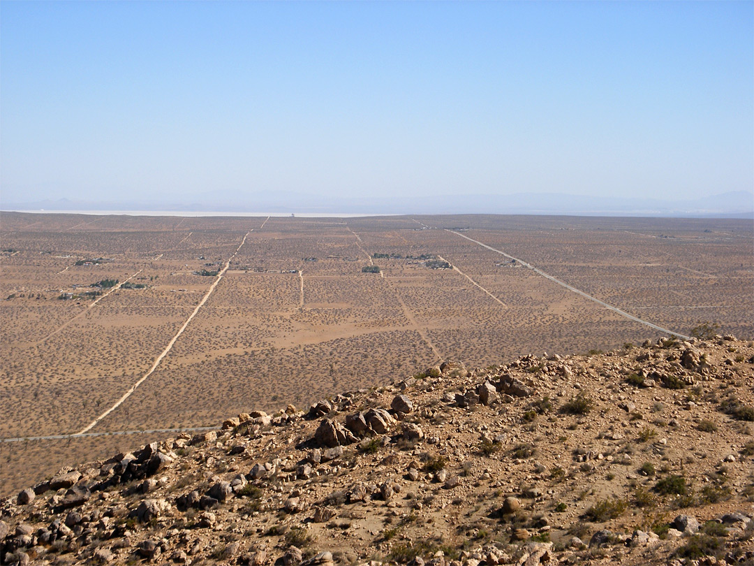 The summit - view north