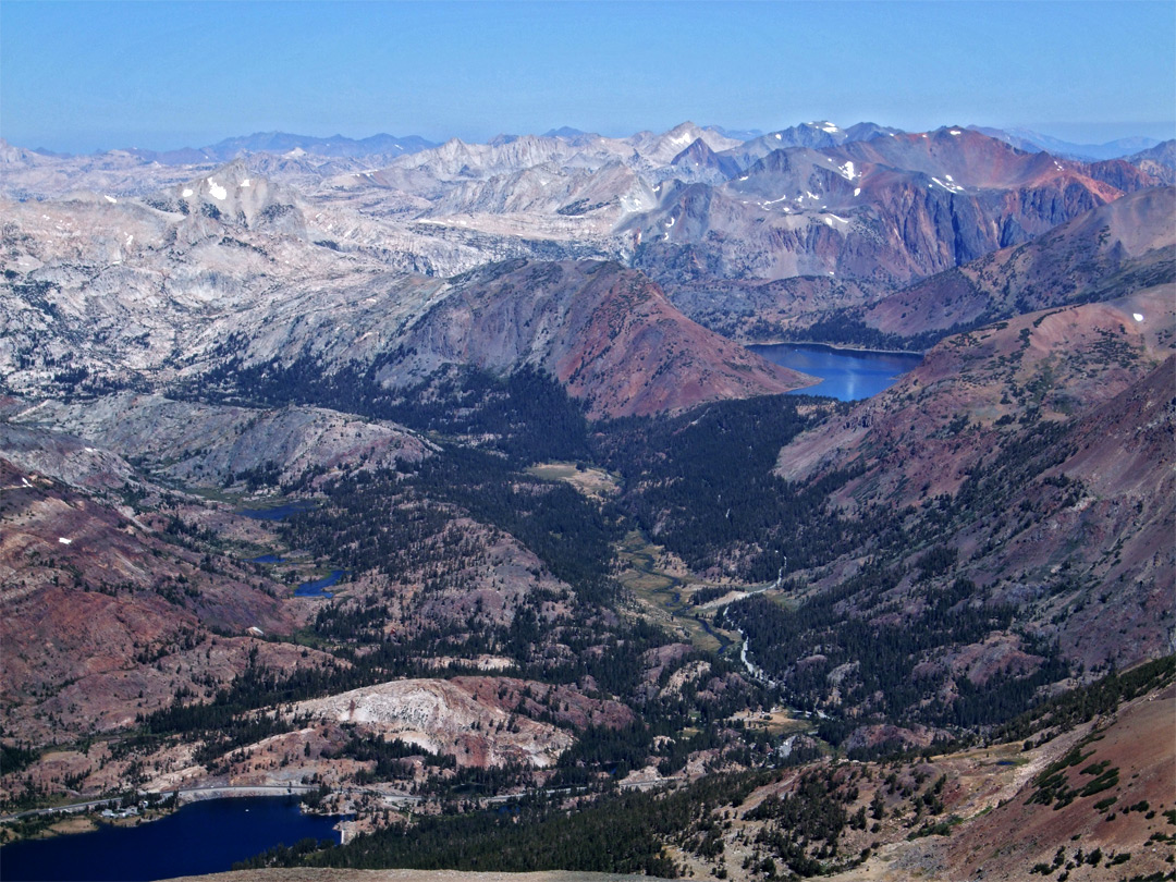 Saddlebag Lake and Lee Vining Creek