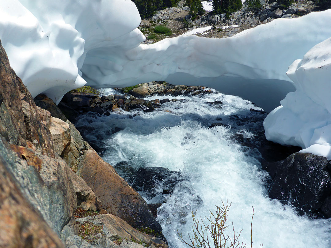 Snow bridge