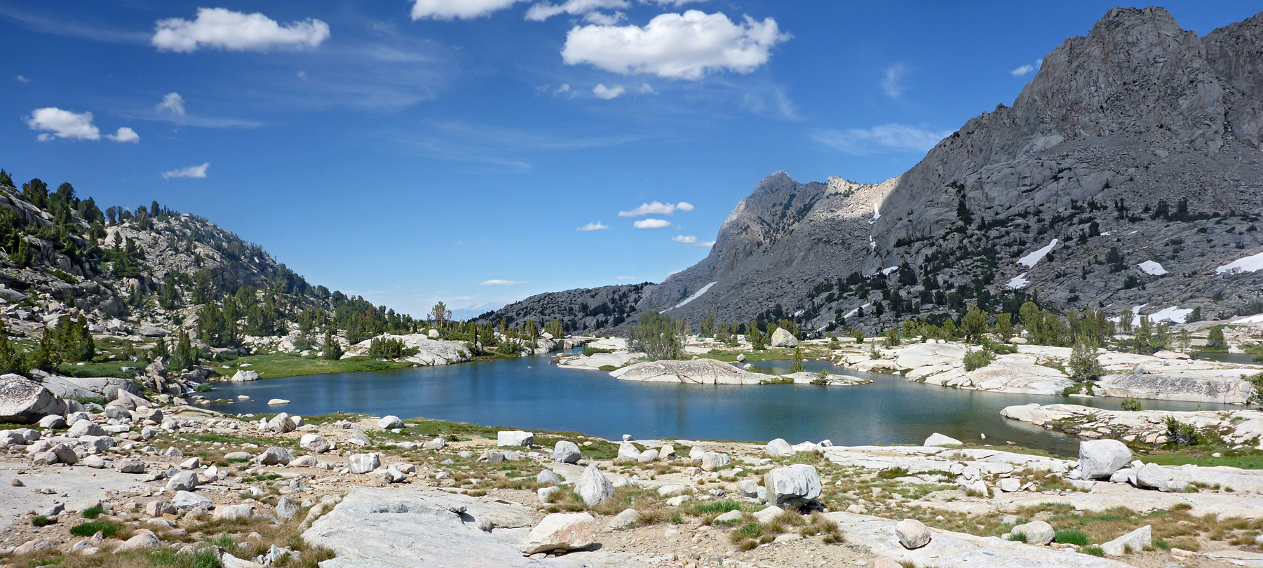 Boulders beside Sailor Lake