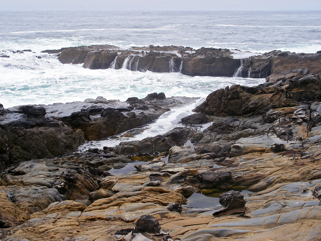 Waves and rocks