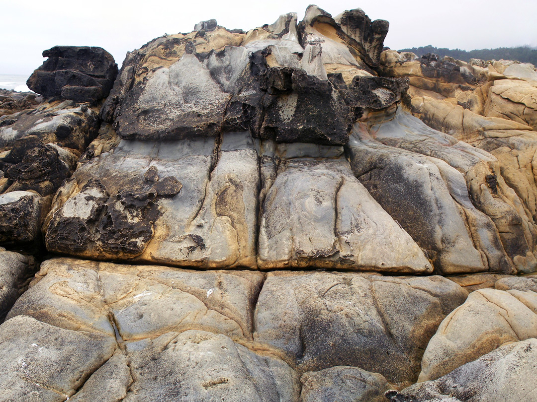 Eroded sandstone