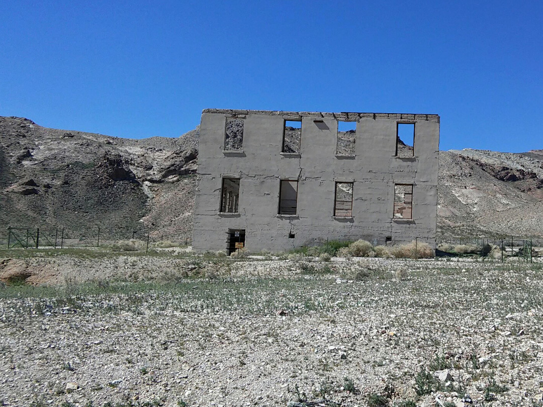 Front of the schoolhouse