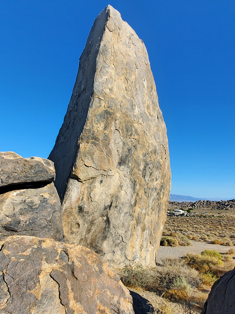 North side of the fin
