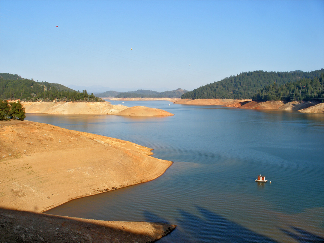 Sunset over Shasta Lake