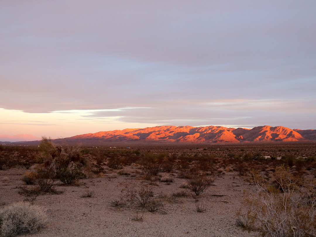 Sunset on the mountains