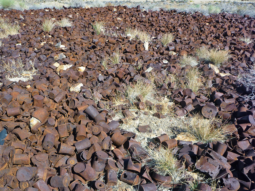 Pile of old cans