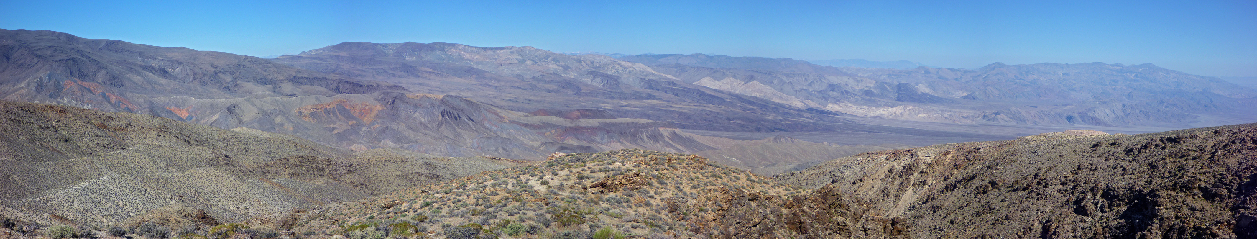 Cottonwood Mountains - panorama north of Skidoo