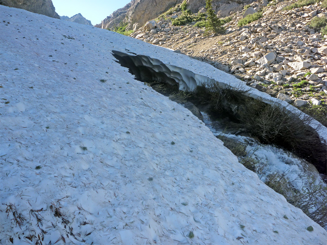 Snow bridge