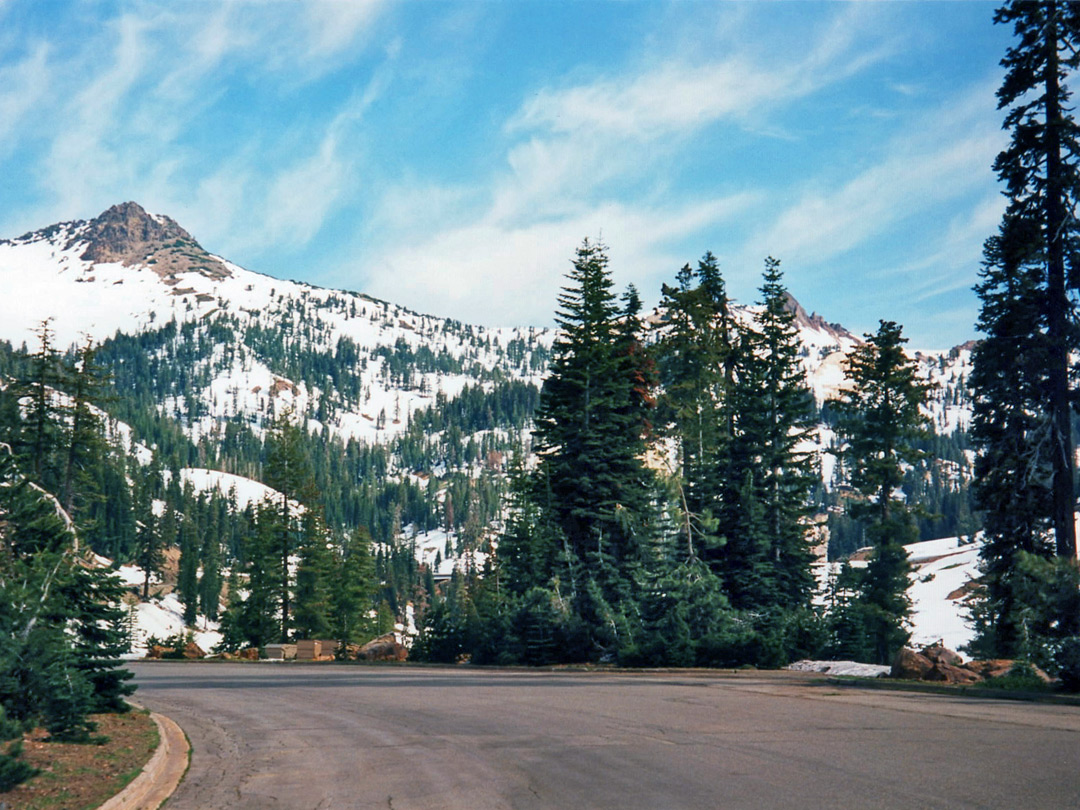 South entrance parking lot