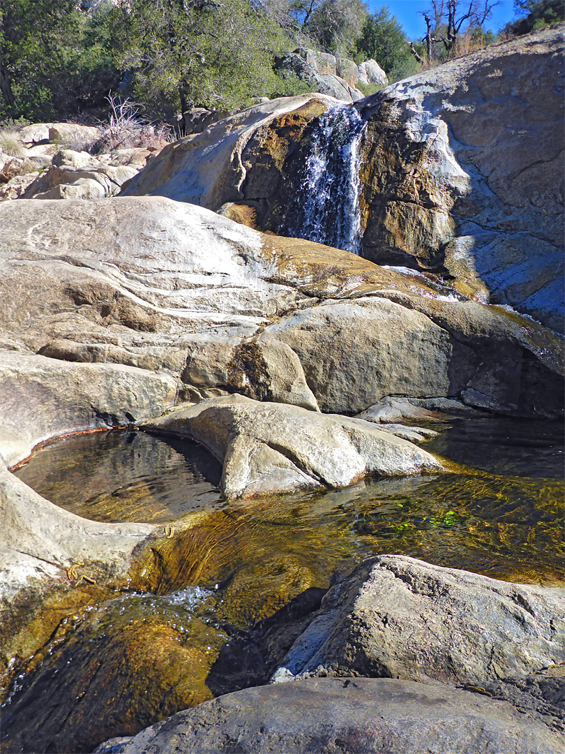 Cascade and pools