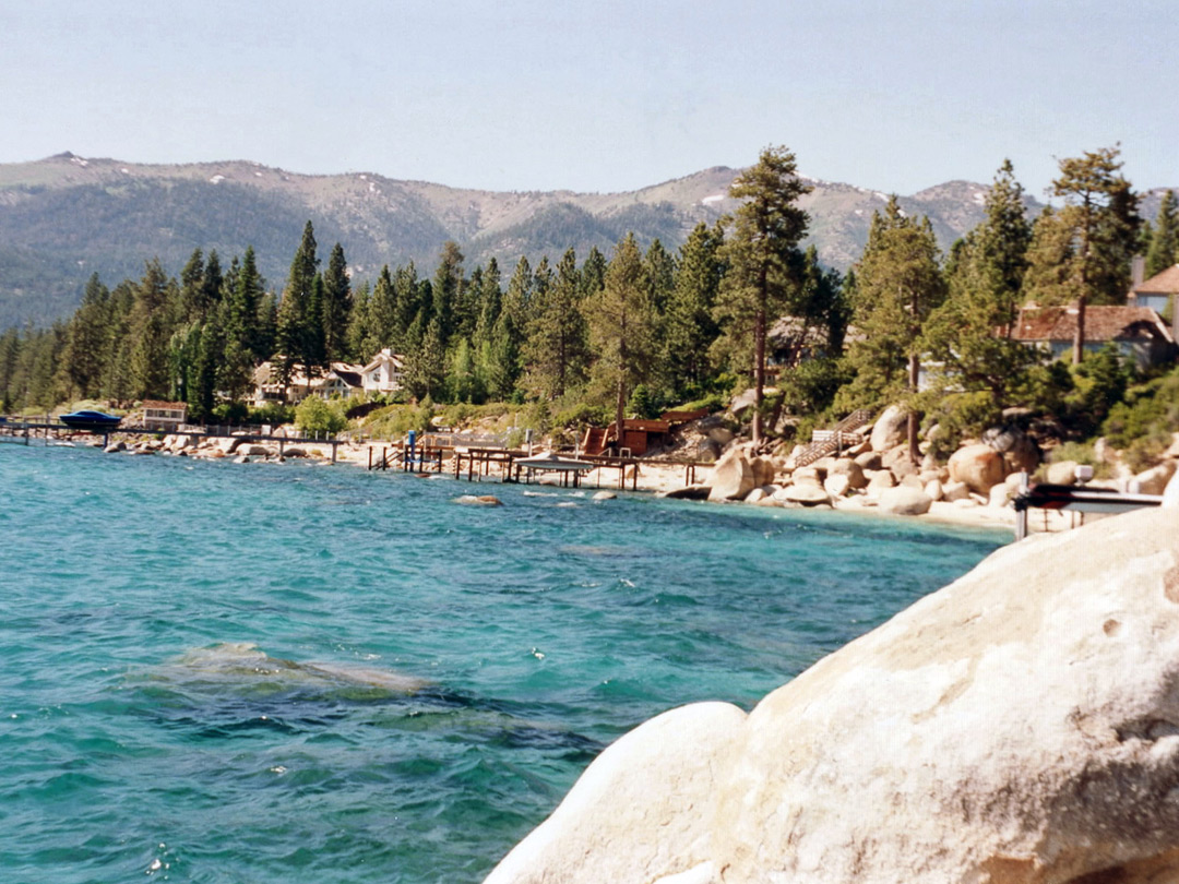 East shore of Lake Tahoe