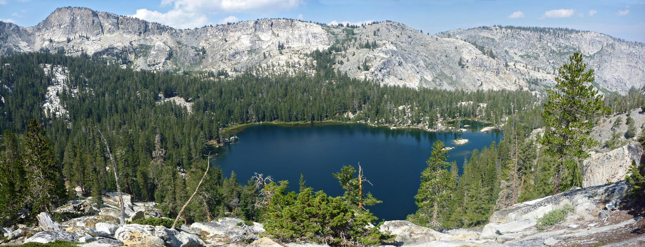 Above one of the Ten Lakes