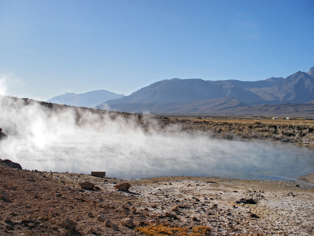 Hot spring in Long Valley