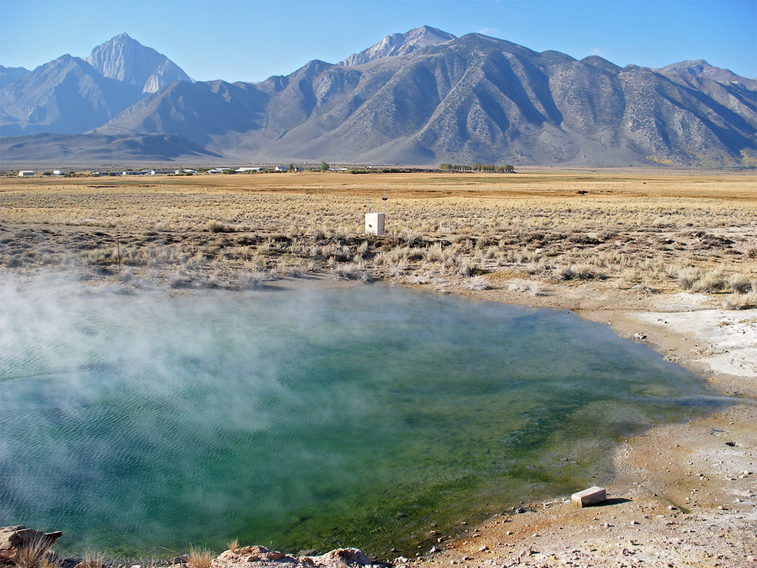 Hot spring beneath the Sierra Nevada
