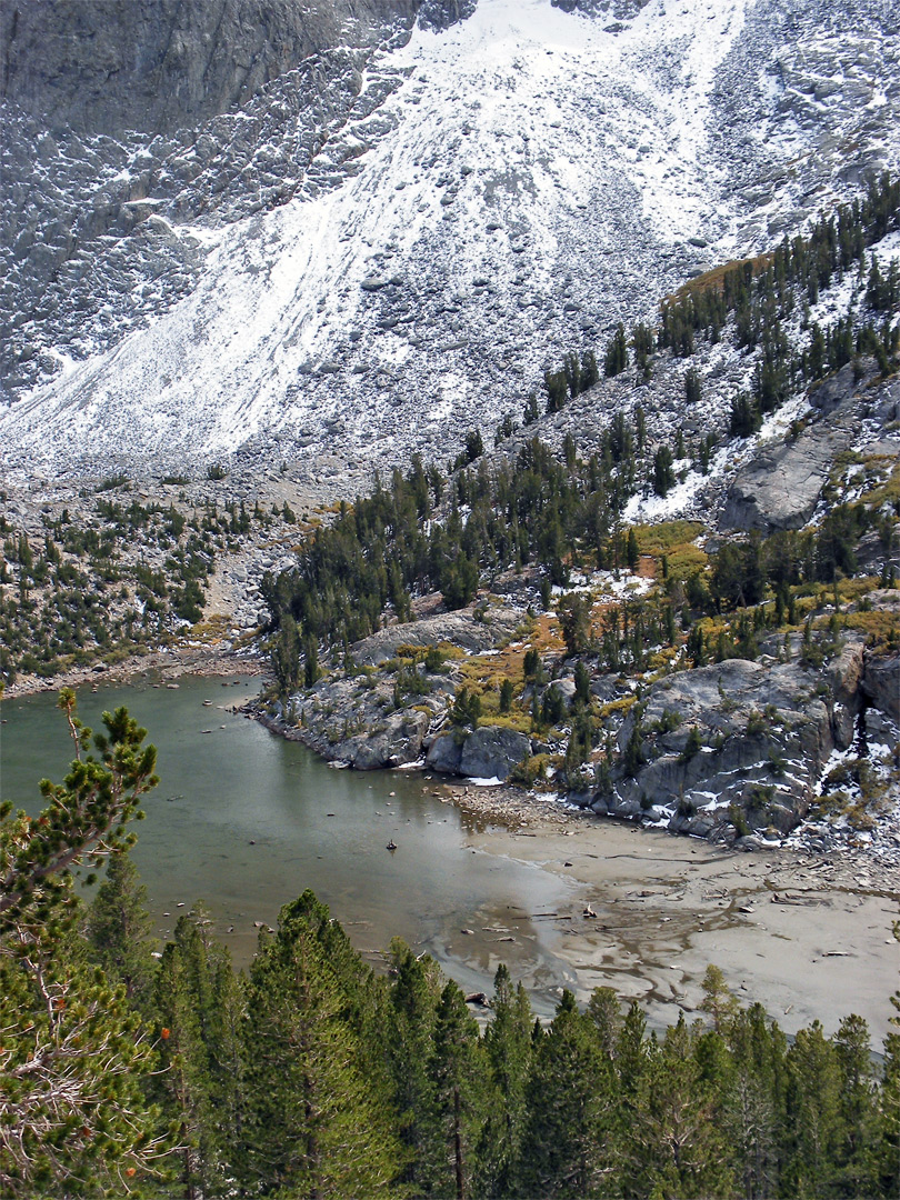 Snow-covered hillside