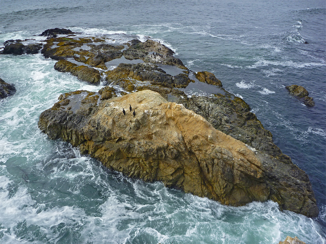 Isolated rocks