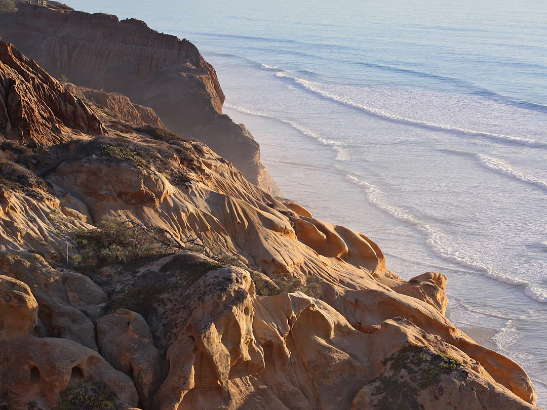 Sandstone bluffs