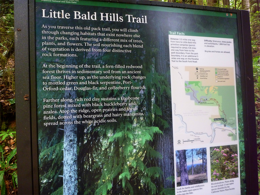 Trailhead notice