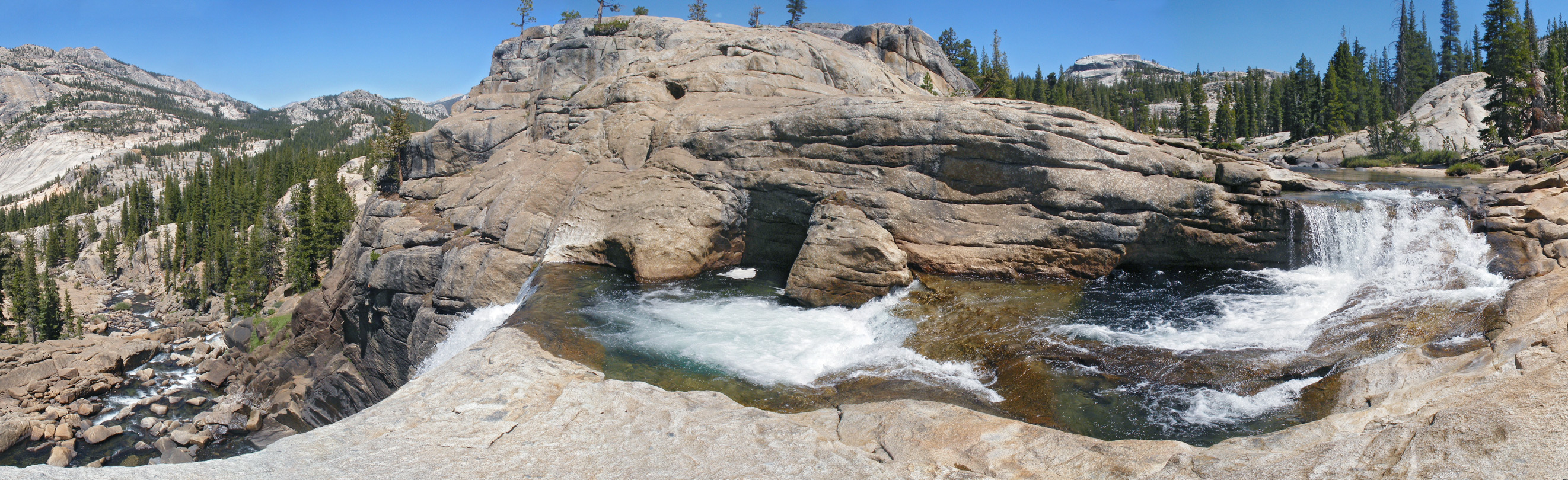 Panorama of Tuolumne Falls