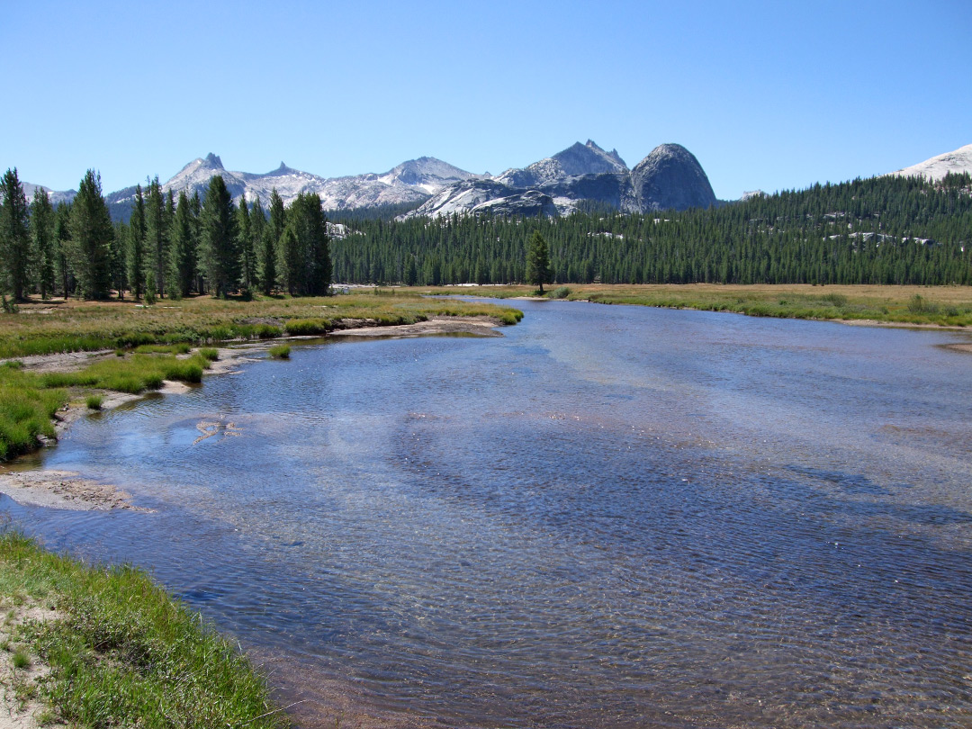 Wide part of the Tuolumne River