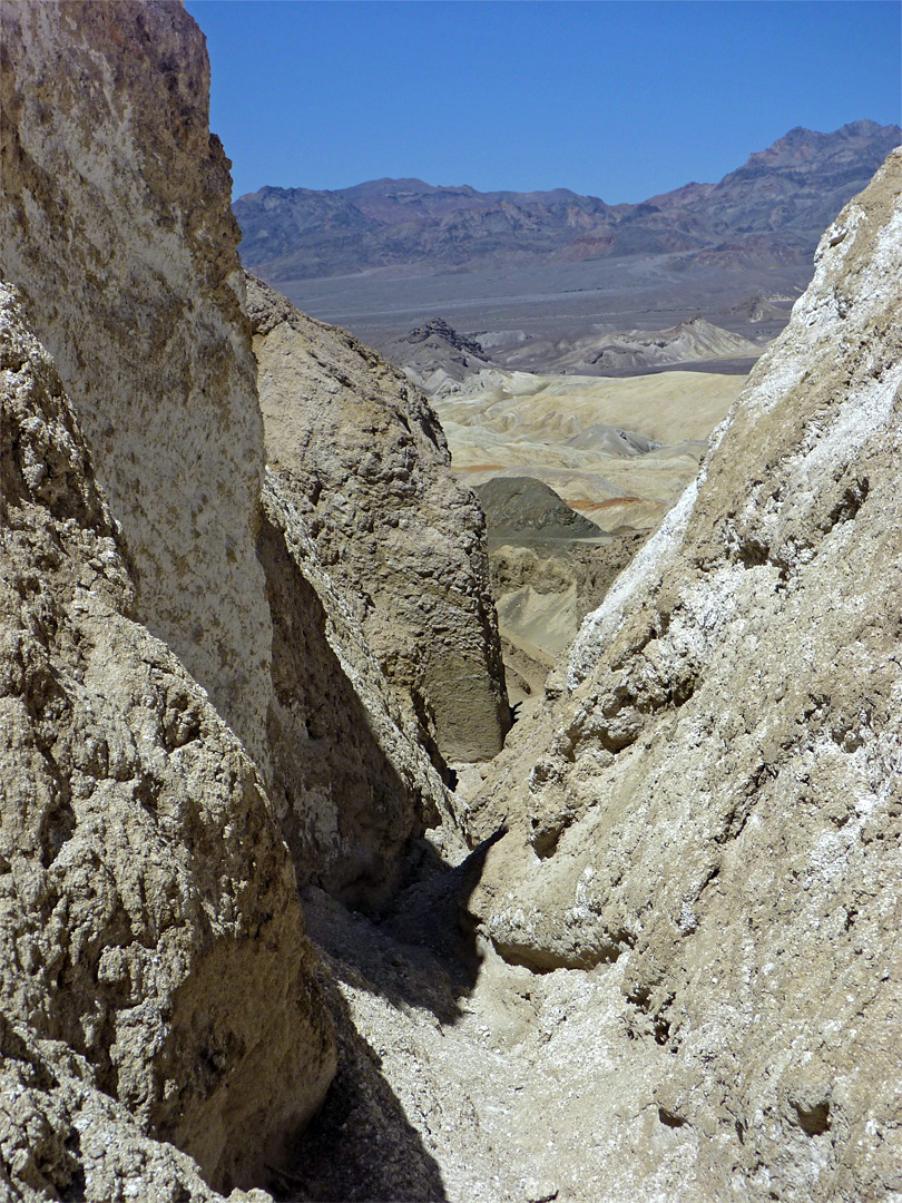 Steep gully