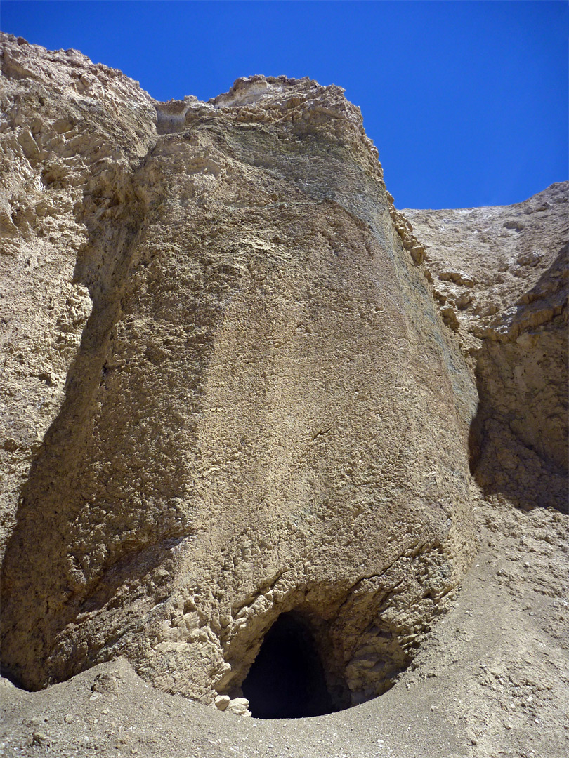 Abandoned borax mine tunnel