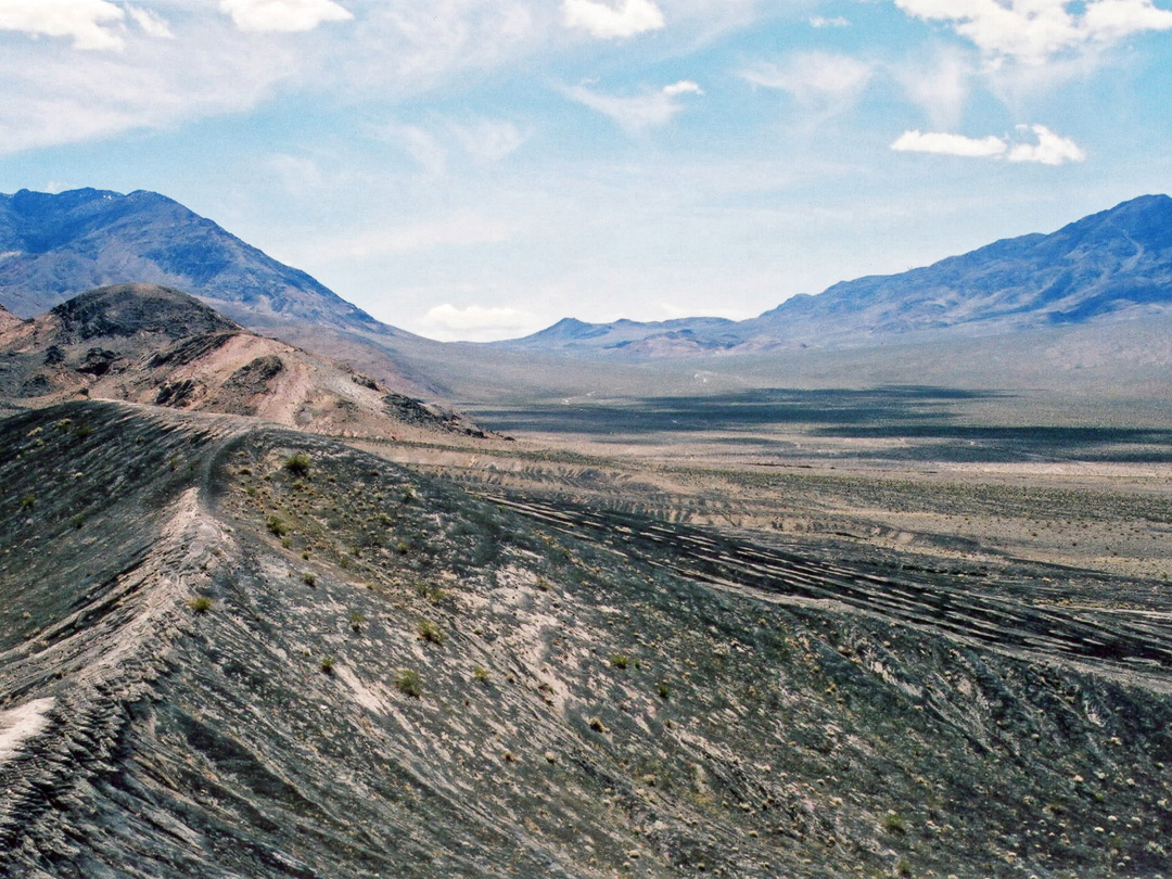 Rim of the crater