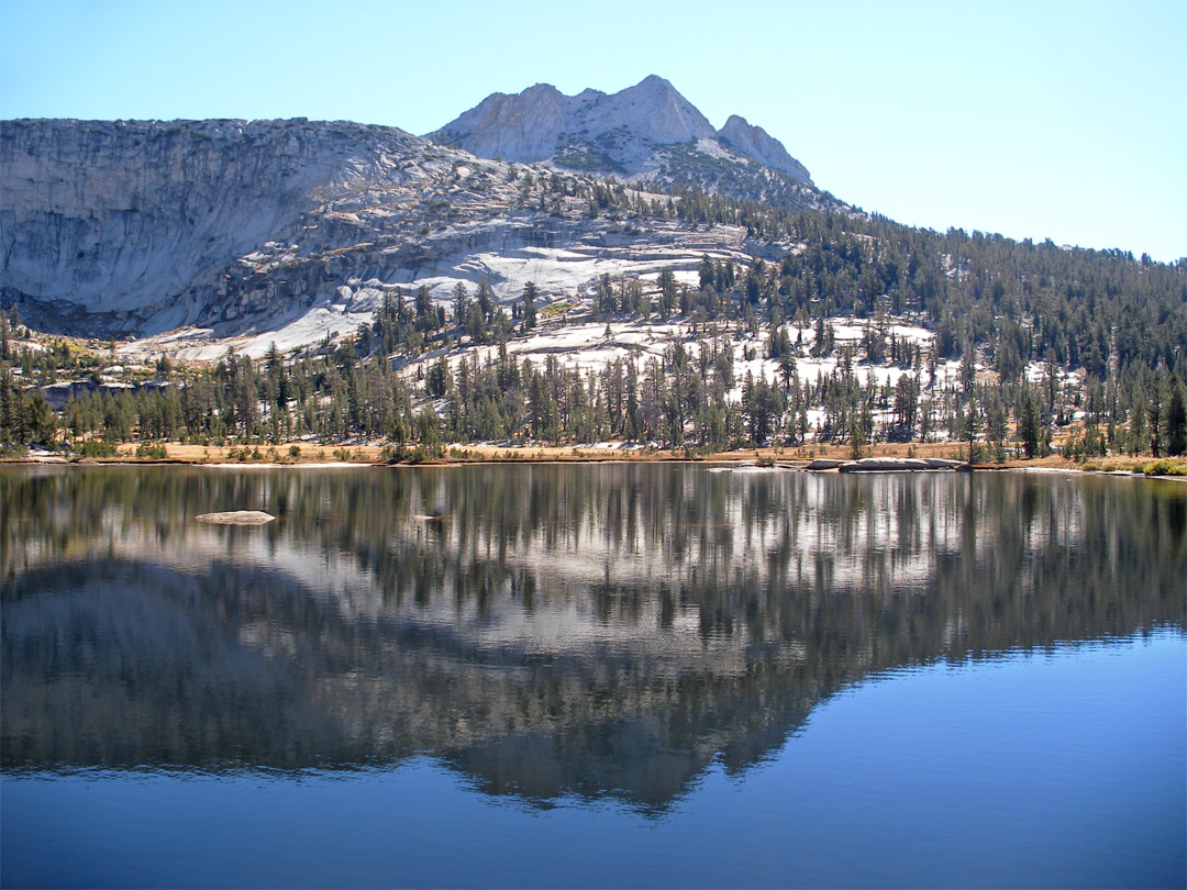 East side of Upper Cathedral Lake