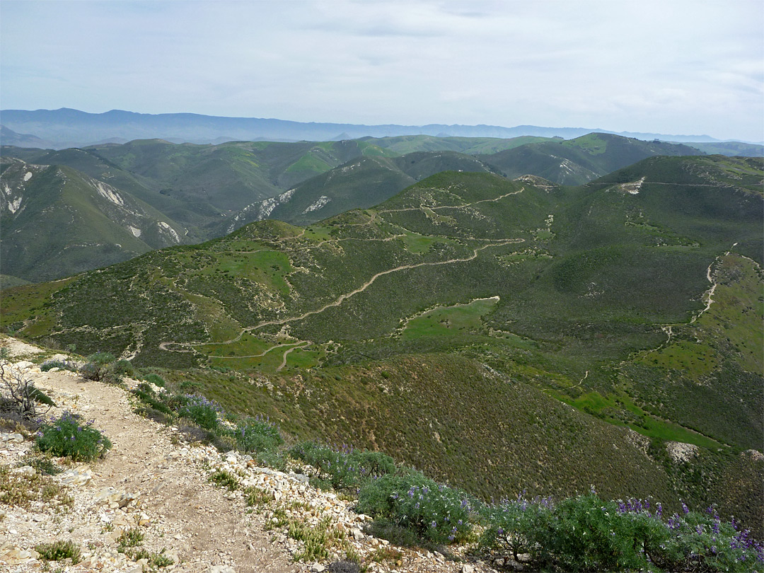 Valencia Peak - view east