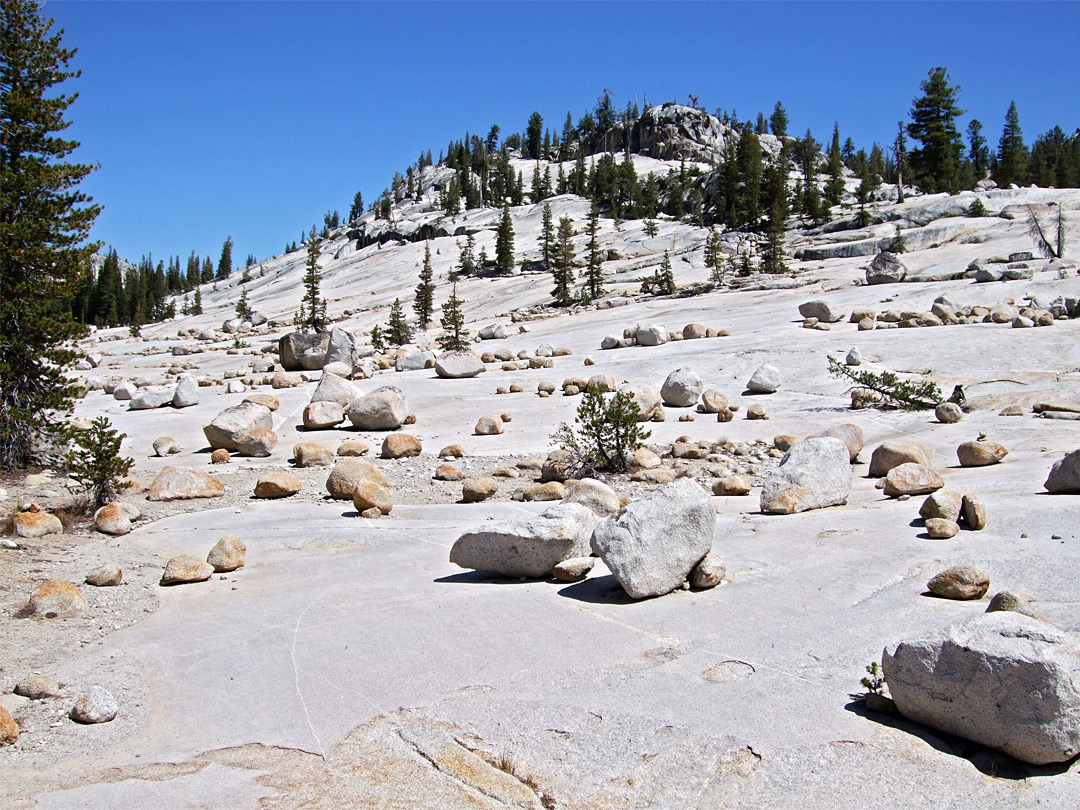 White boulders