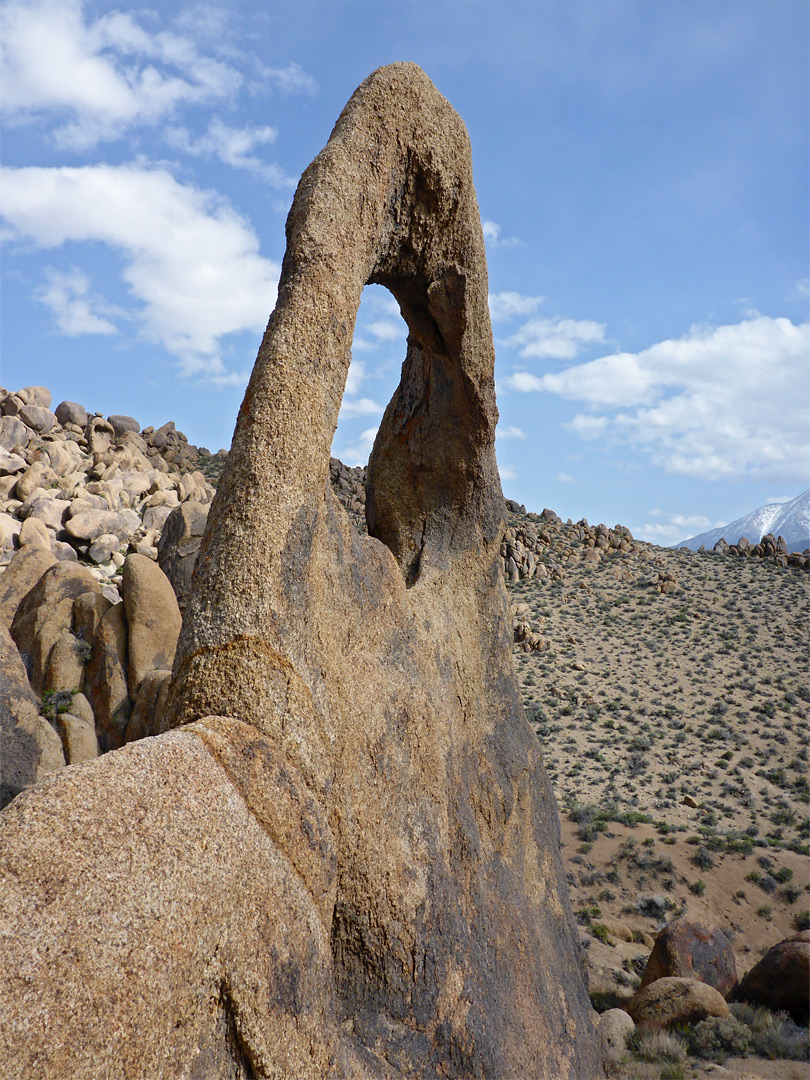 Side of Whitney Portal Arch